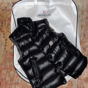 Moncler Black Puffer Vest